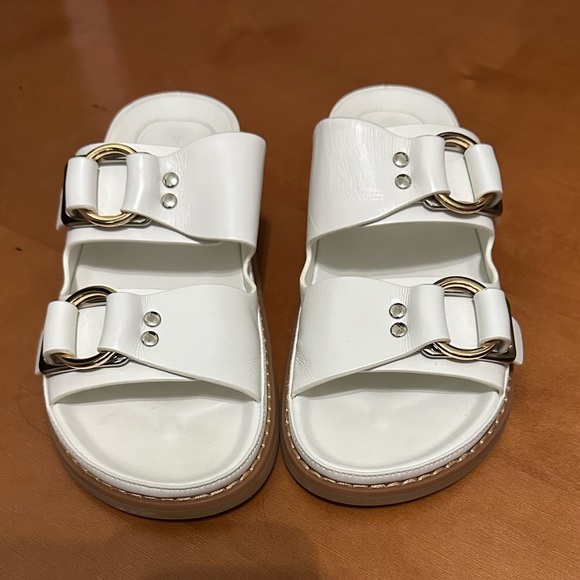 NEW Tony Bianco vanilla capretto sandals - Picture 2 of 5